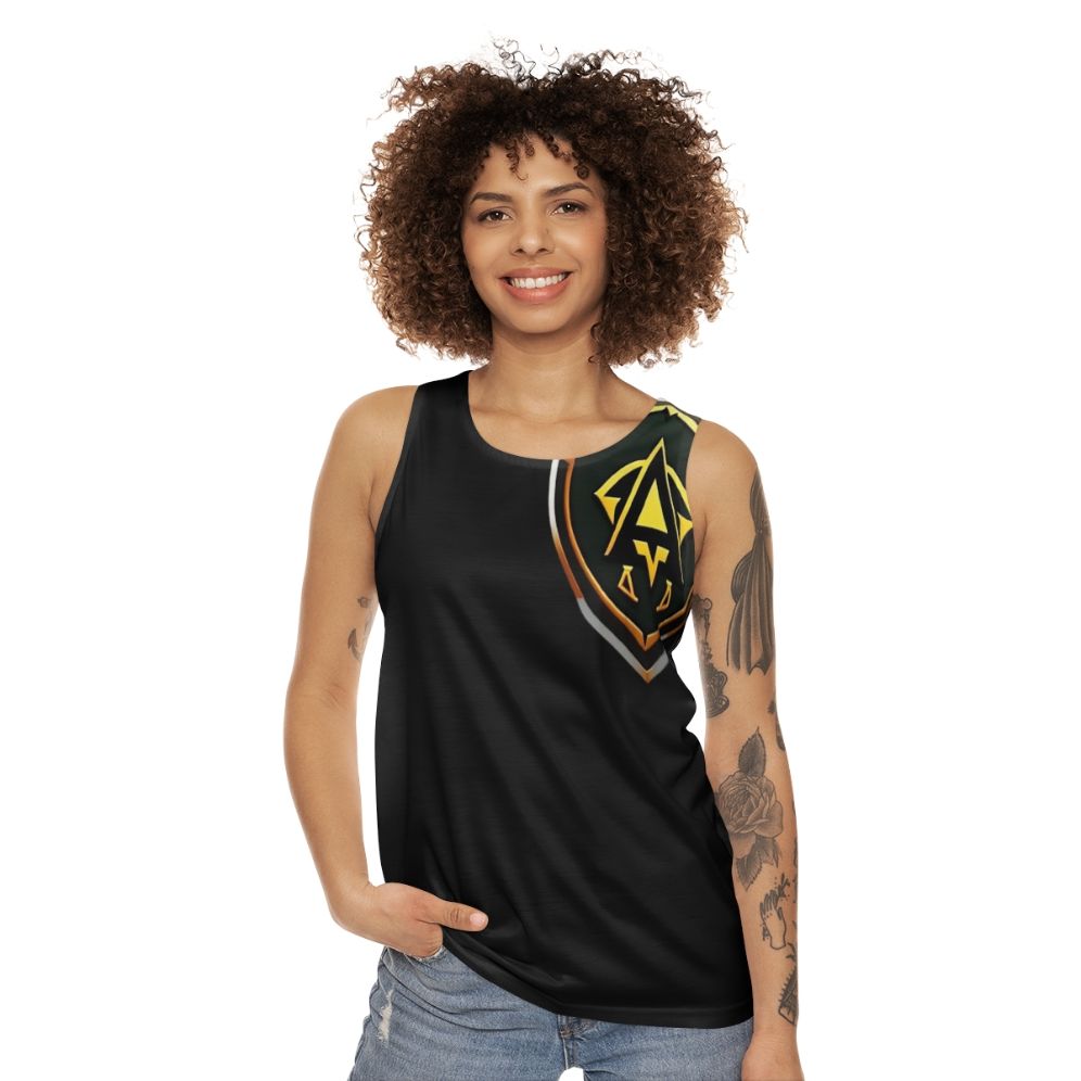 Triforce inspired unisex tank top - women