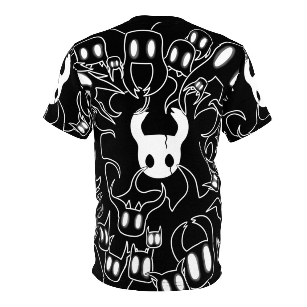 Hollow Knight-inspired doodle art t-shirt featuring a knight figure - Back