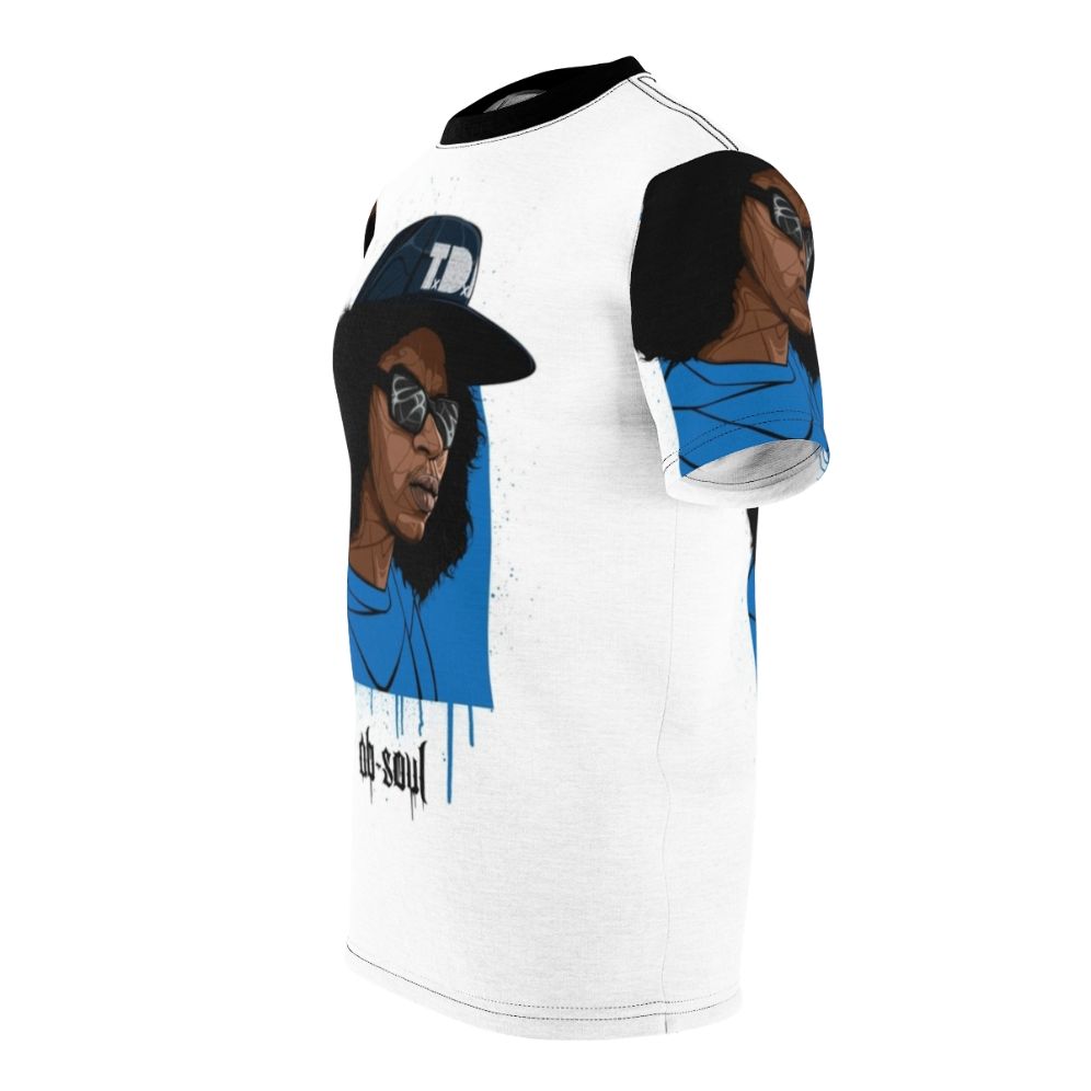 Stylish Ab Soul inspired t-shirt with a high-quality vector print for music lovers - men left