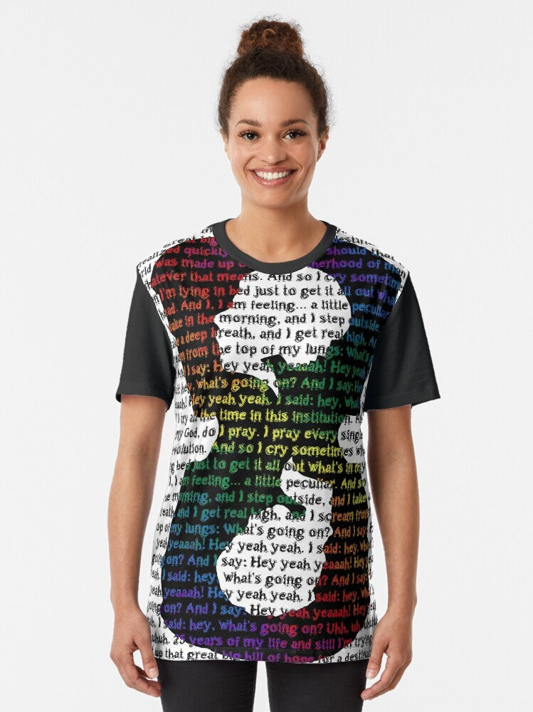 Sense8 "What's Up (II)" Graphic T-Shirt featuring the main characters from the Netflix sci-fi series - Women