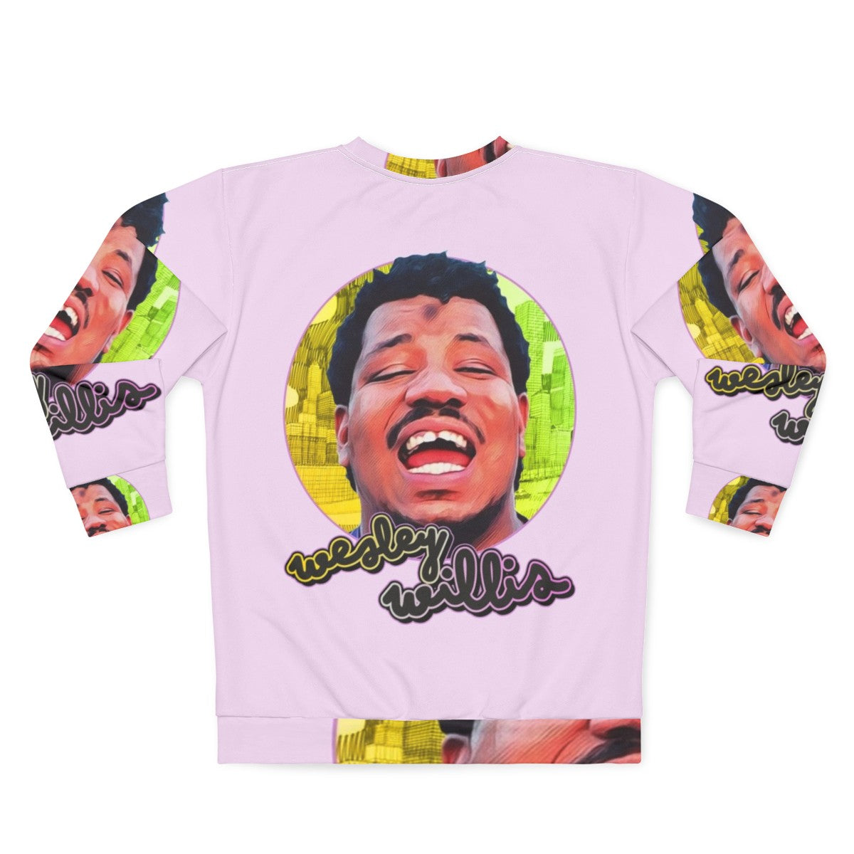 Retro Wesley Willis Tribute Sweatshirt - Back