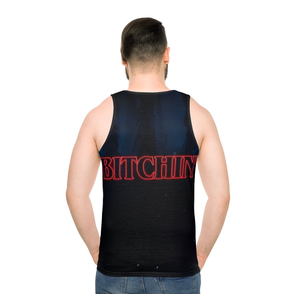 Unisex Stranger Things Inspired Bitchin' Tank Top - men back