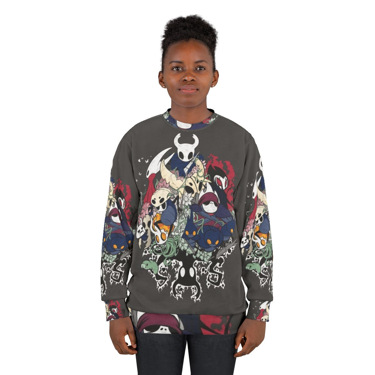 Hollow Knight character crew neck sweatshirt - women