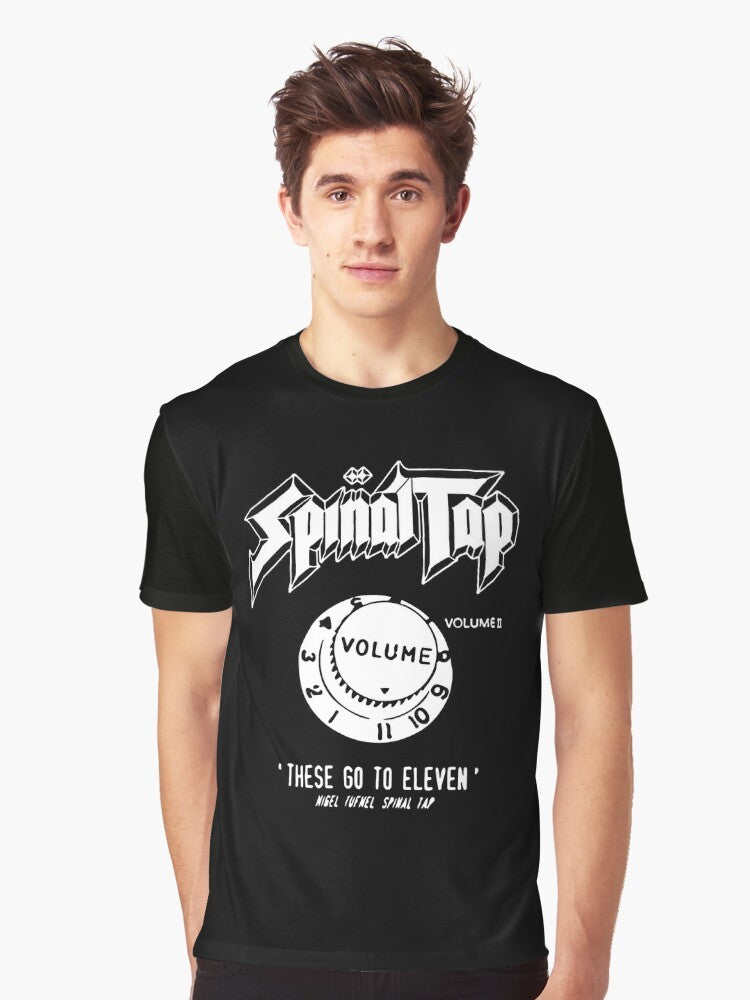 Spinal graphic t-shirt with band logo for music fans - Men