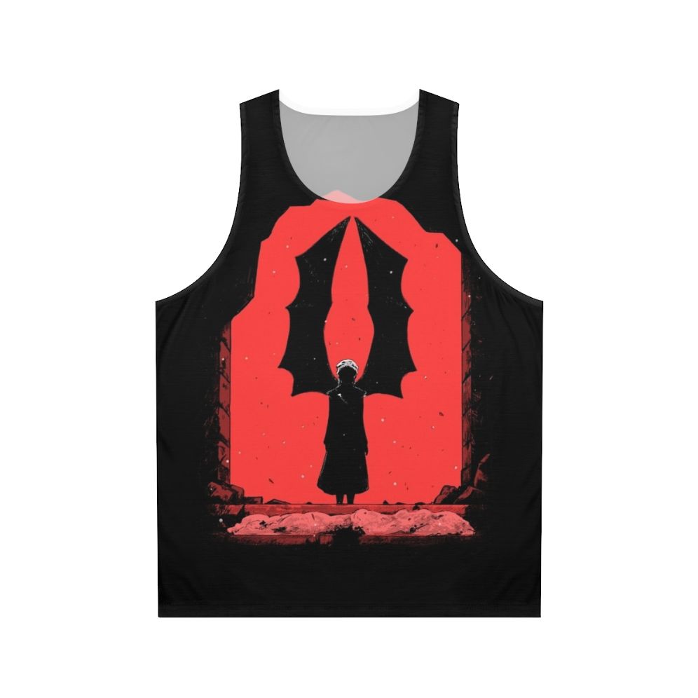 Red Wings of Fire and Blood Unisex Tank Top