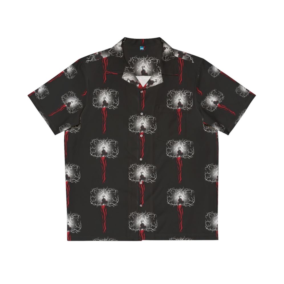 Mighty Mjolnir Thor Hawaiian Shirt featuring Marvel Comics superhero design