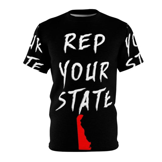 Stylish t-shirt featuring the state of Delaware