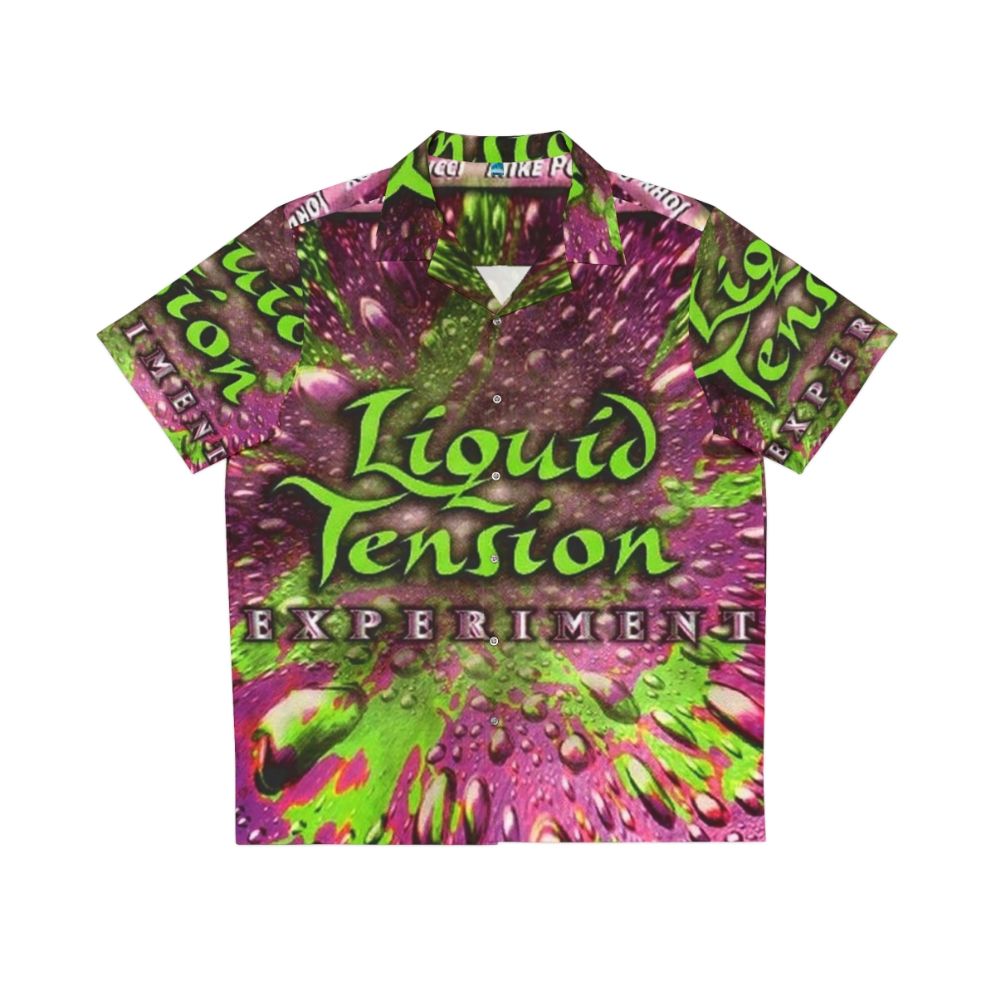 Liquid Tension Experiment Hawaiian Shirt featuring the iconic progressive rock band