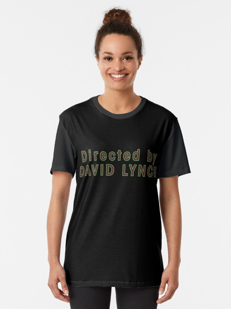 David Lynch Surreal Graphic T-Shirt featuring iconic imagery from the director's films - Women