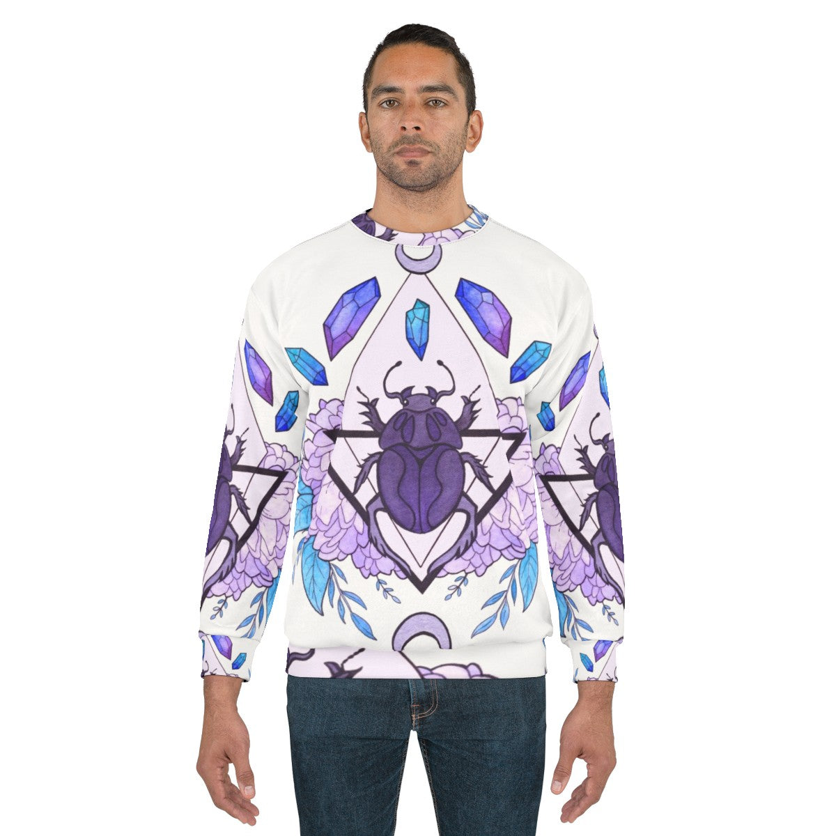 Scarab Queen Nikury Sweatshirt - Occult Inspired Witchy Apparel - men