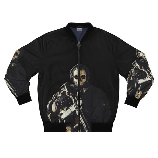 Ghost Inspired Bomber Jacket for Gamers and Call of Duty Fans