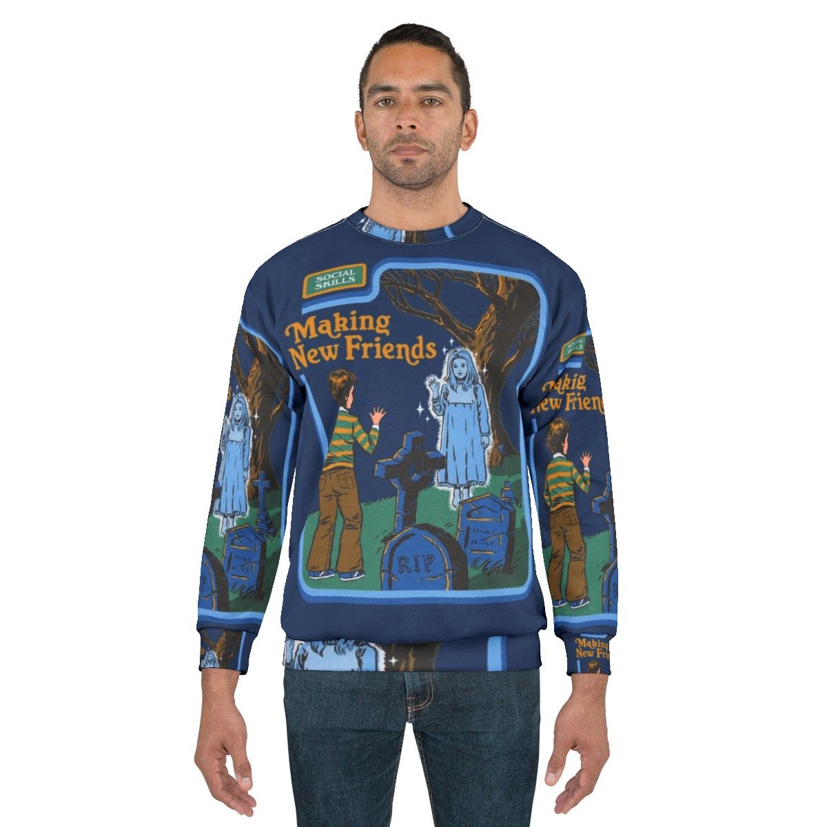 Making New Friends Spooky Sweatshirt - men