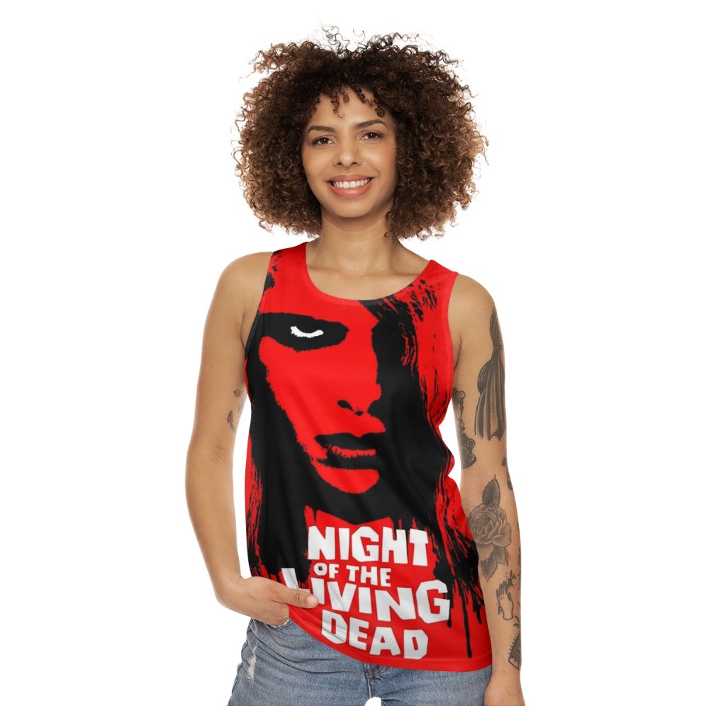 Night of the Living Dead horror zombie unisex tank top - women