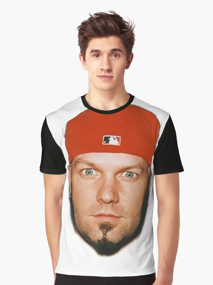 "Fred Durst Limp Bizkit Graphic T-Shirt" - Men