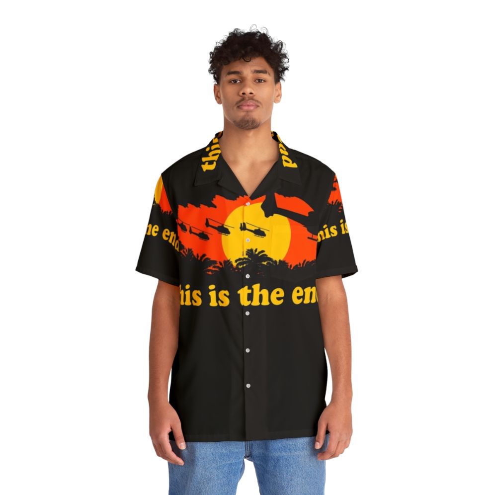 Apocalypse Now themed Hawaiian shirt with The Doors music - Lifestyle