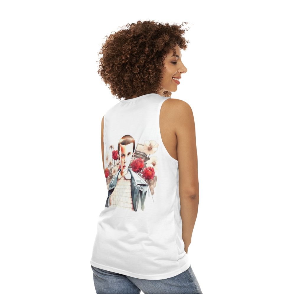 Eleven Stranger Things Tank Top - women back