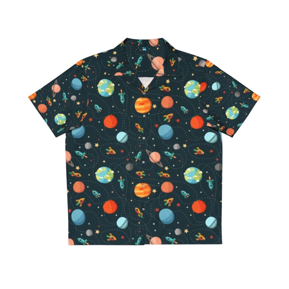 Cosmic Space Adventure Hawaiian Shirt