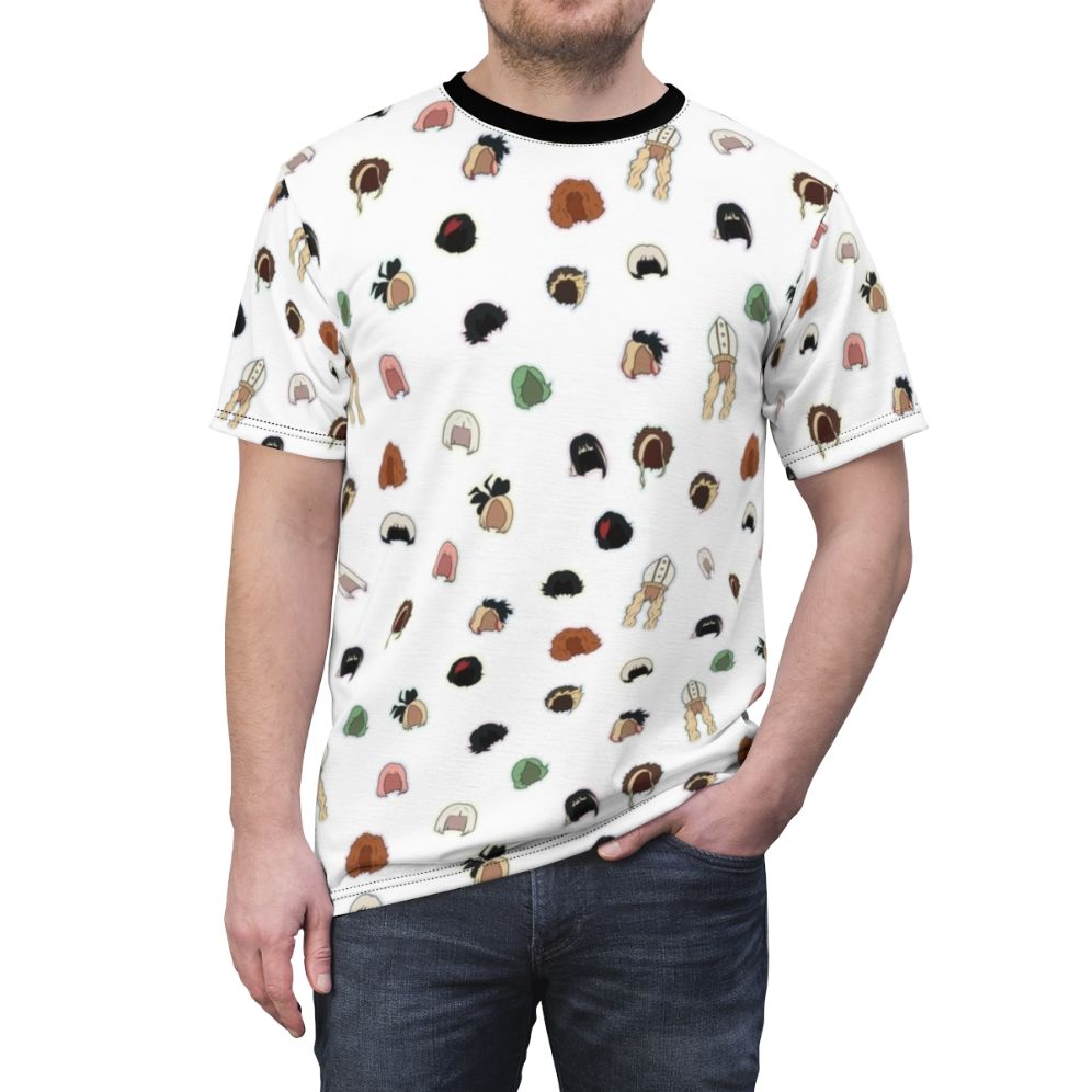 Moira Rose Wig Patterns Inspired Custom T-Shirt - men front