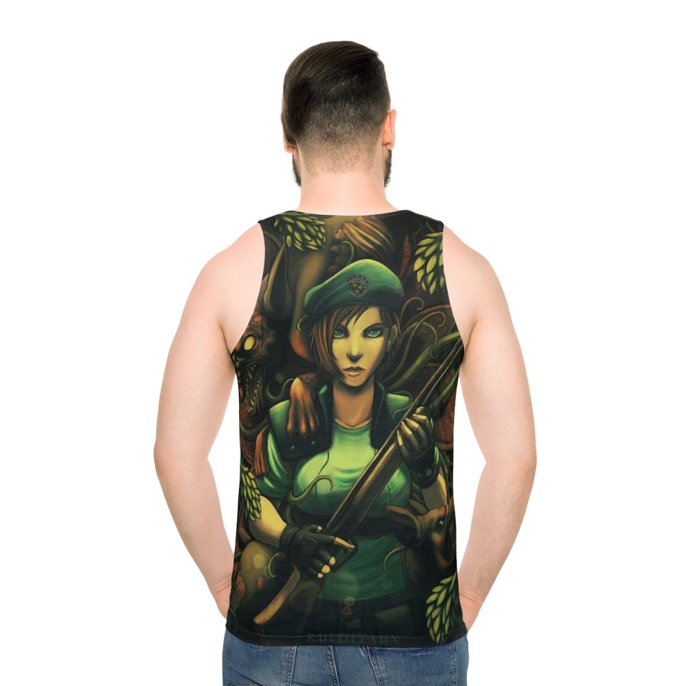 Resident Evil Jill Valentine Horror Game Tank Top - men back