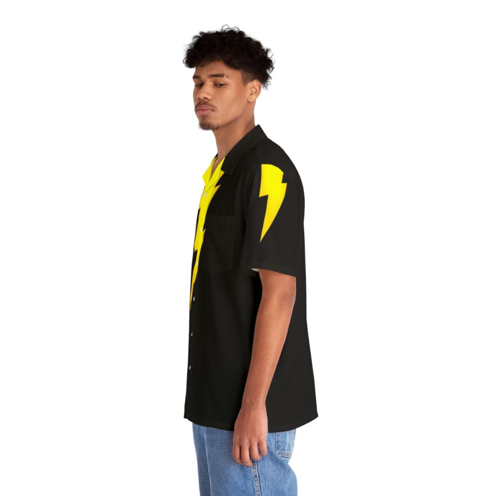 Black Adam Hawaiian Button-Down Shirt - People Left