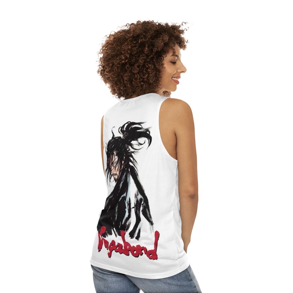 Unisex Vagabond Japanese Inspired Tank Top - women back