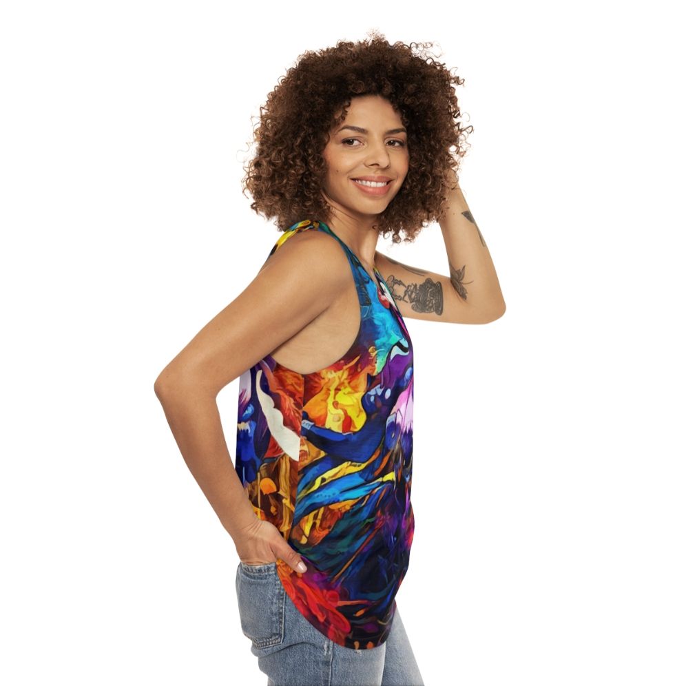 Loyal Succubus Anime Fantasy Magic Tank Top - women side