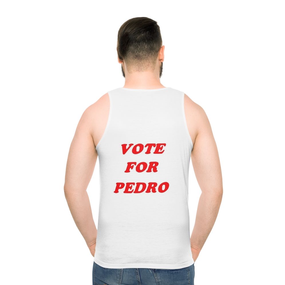 Vote for Pedro Unisex Tank Top - men back