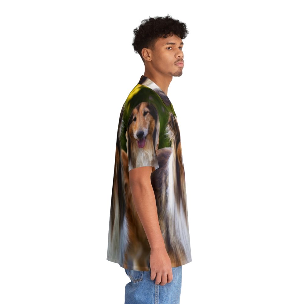 Diamond and Gold Collies Hawaiian Shirt - People Pight