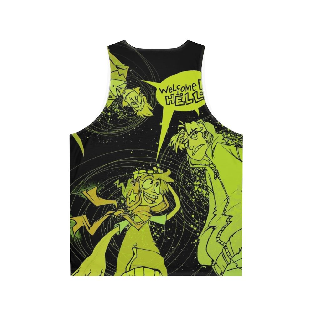 Welcome to Hell Kickstarter Poster Design Unisex Tank Top - Back