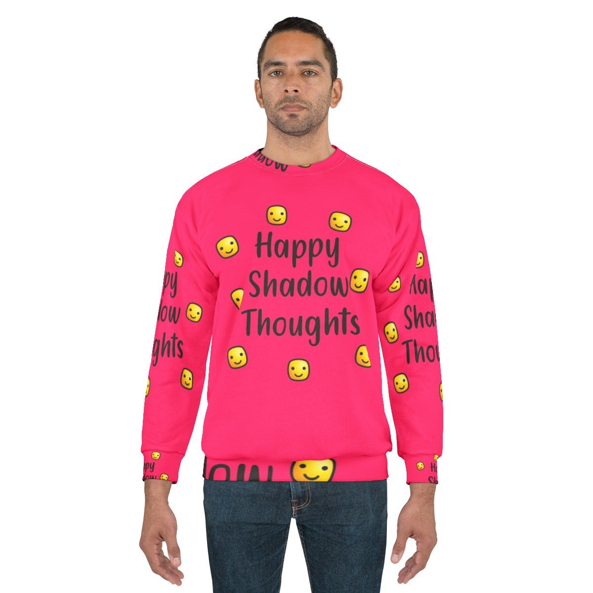 Happy Shadow Thoughts Inspirational Sweatshirt - men