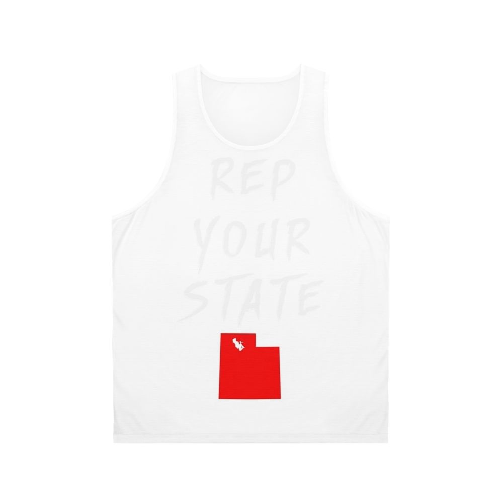 Unisex Utah state pride tank top