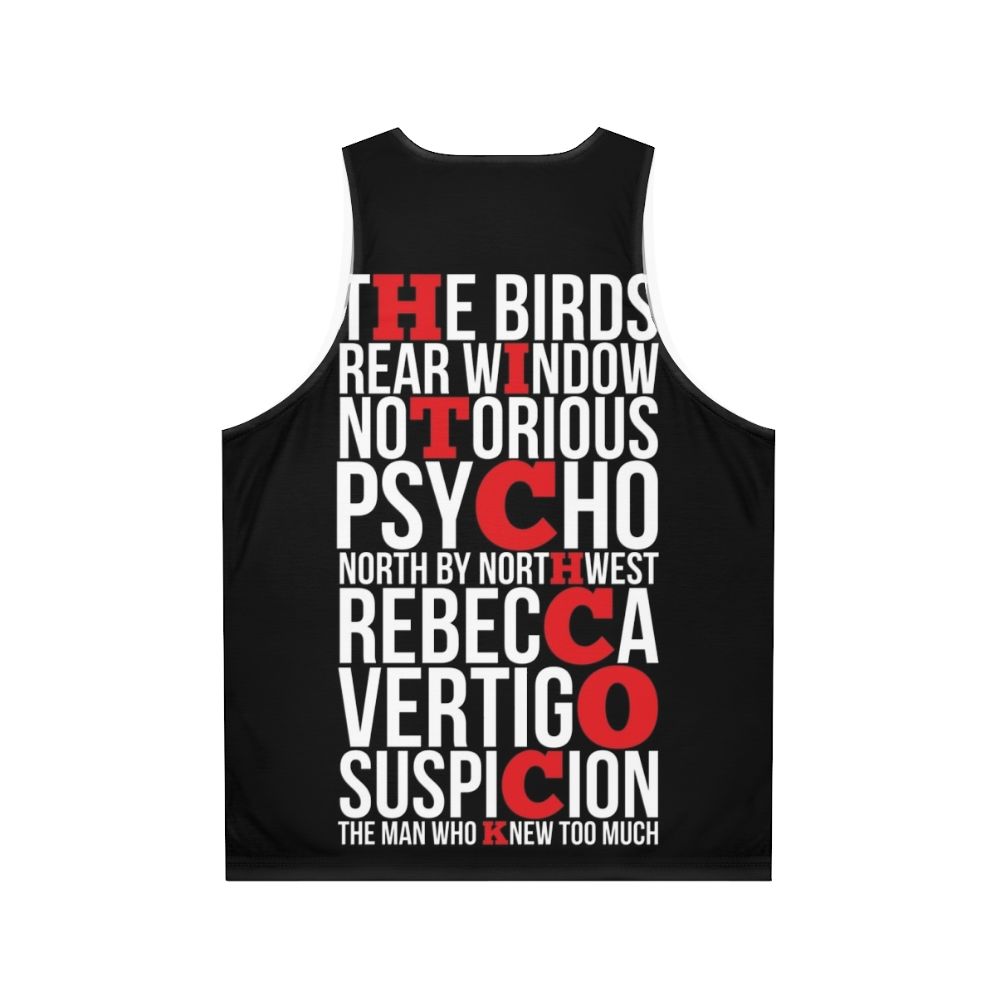 Alfred Hitchcock Unisex Tank Top - Back