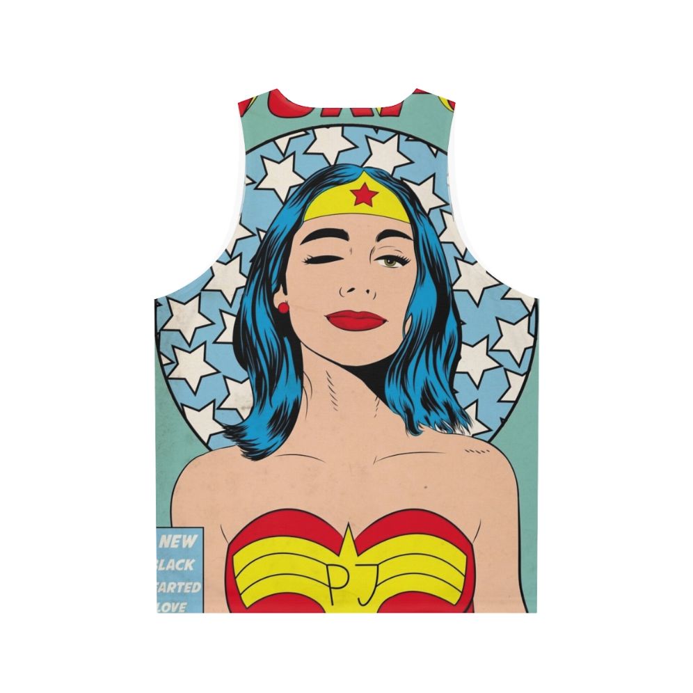 Superhero PJ Harvey Unisex Tank Top - Back