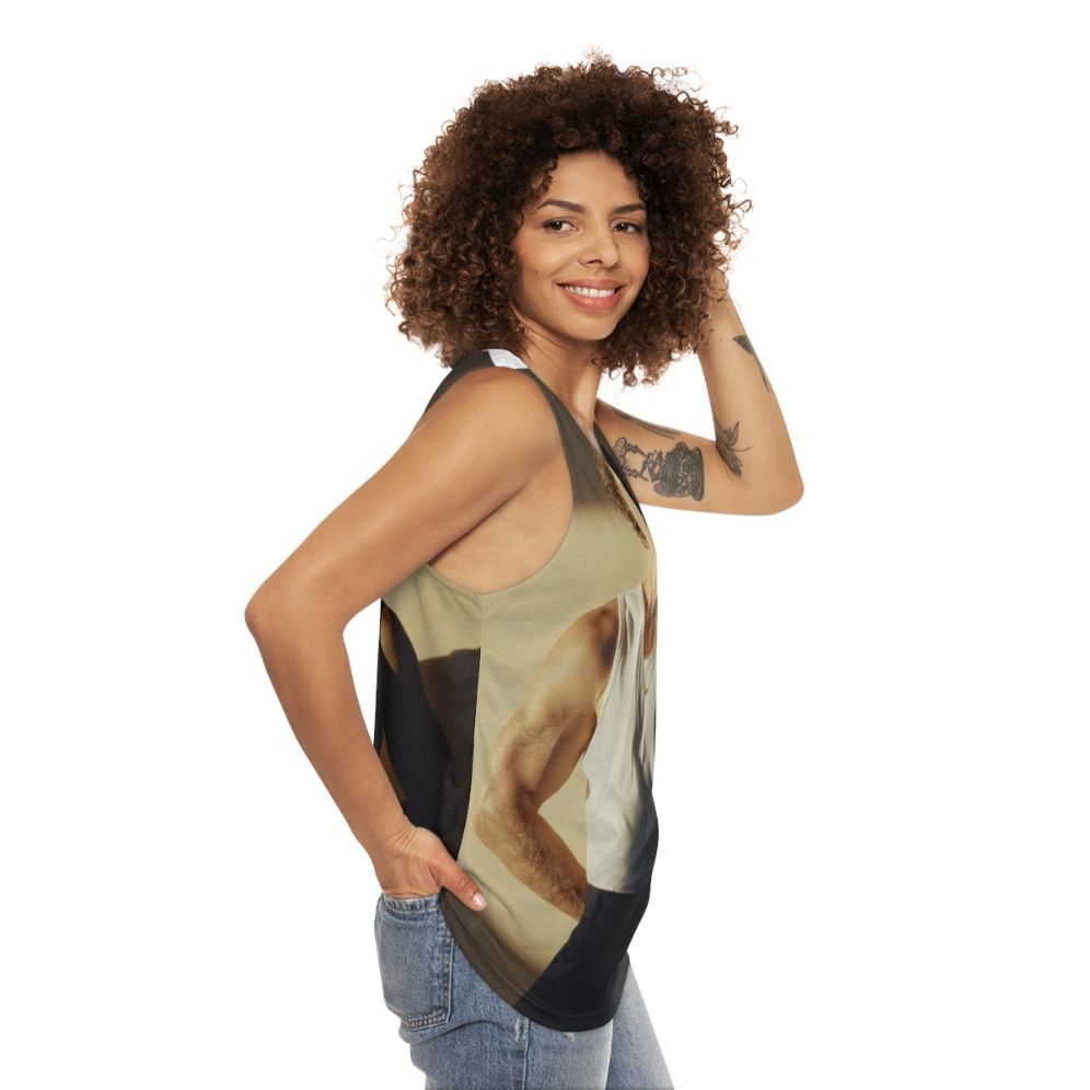 Jeremy Allen White Unisex Tank Top - women side