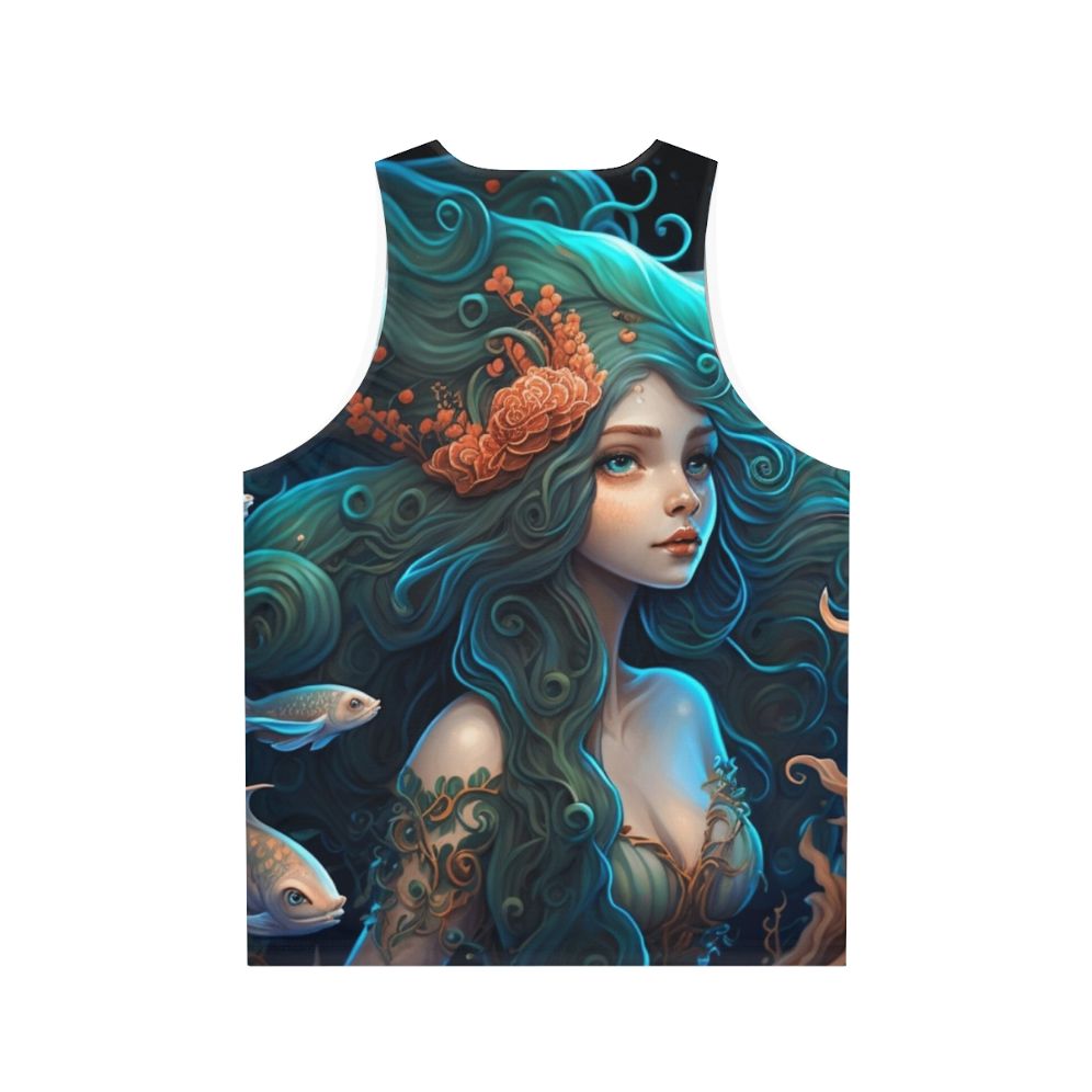 Mythical sea creatures unisex tank top - Back