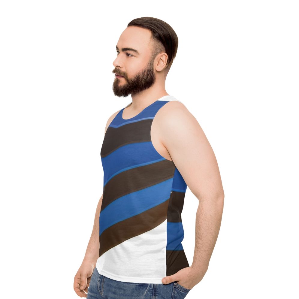 Thomas Downing Abstract Plank Art Tank Top - men side