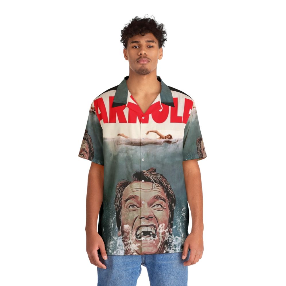 Arnold Schwarzenegger Shark Hawaiian Shirt - Lifestyle