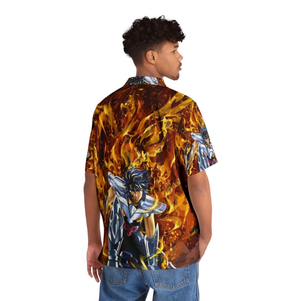 Ikki The Phoenix Flaming Bird Hawaiian Shirt - People Back