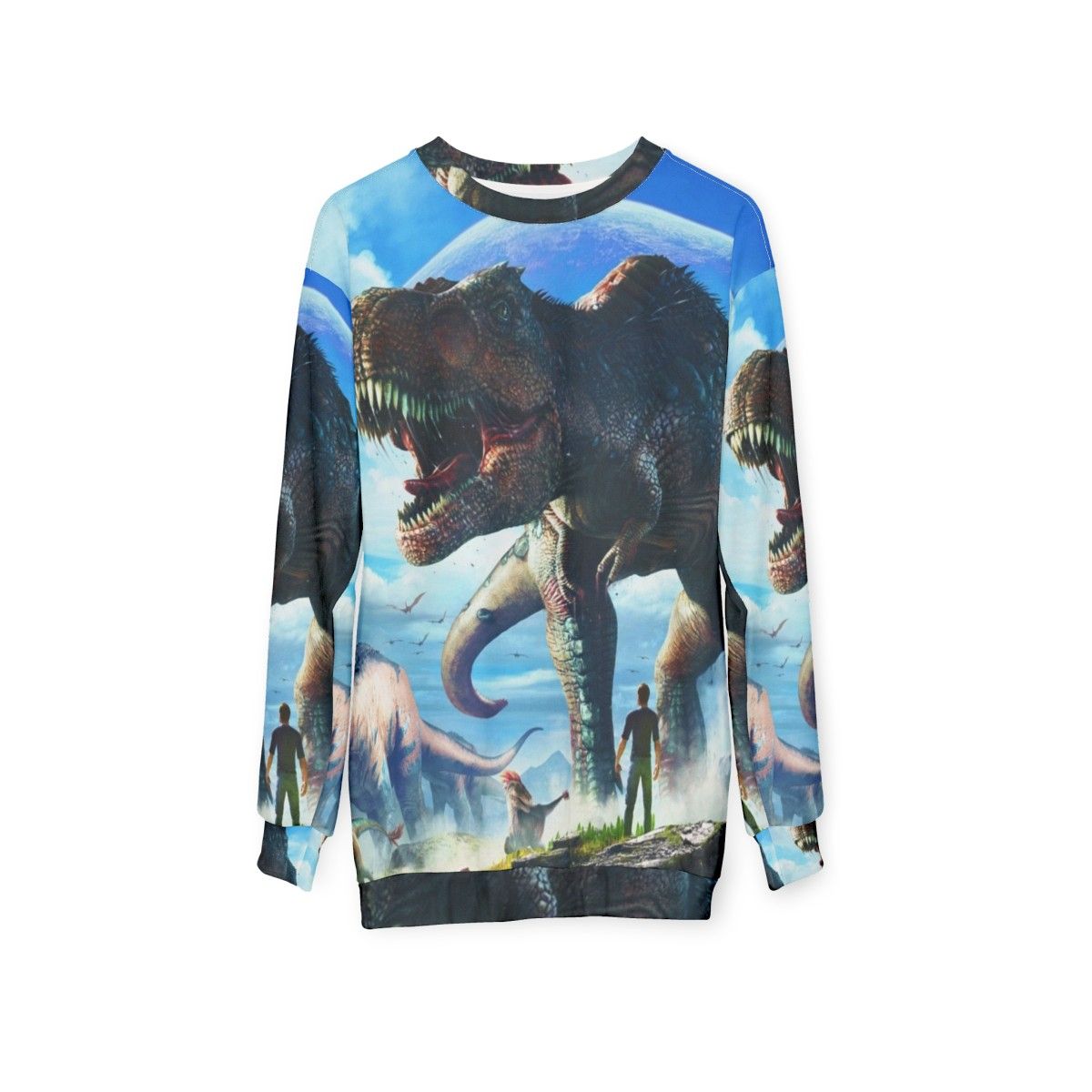 Ark Survival Evolved T-Rex Sweatshirt - hanging