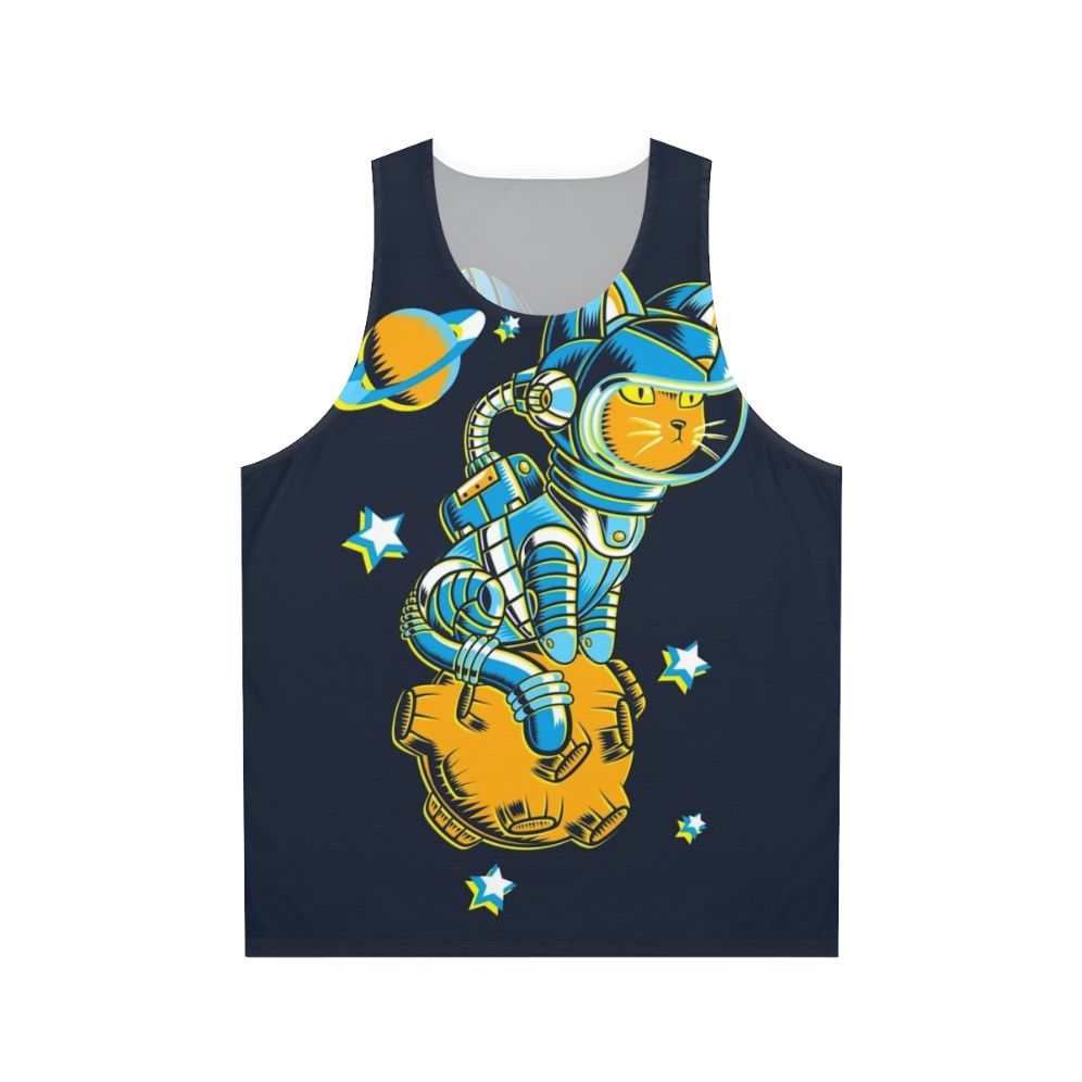 Cosmic Cat Unisex Space Tank Top