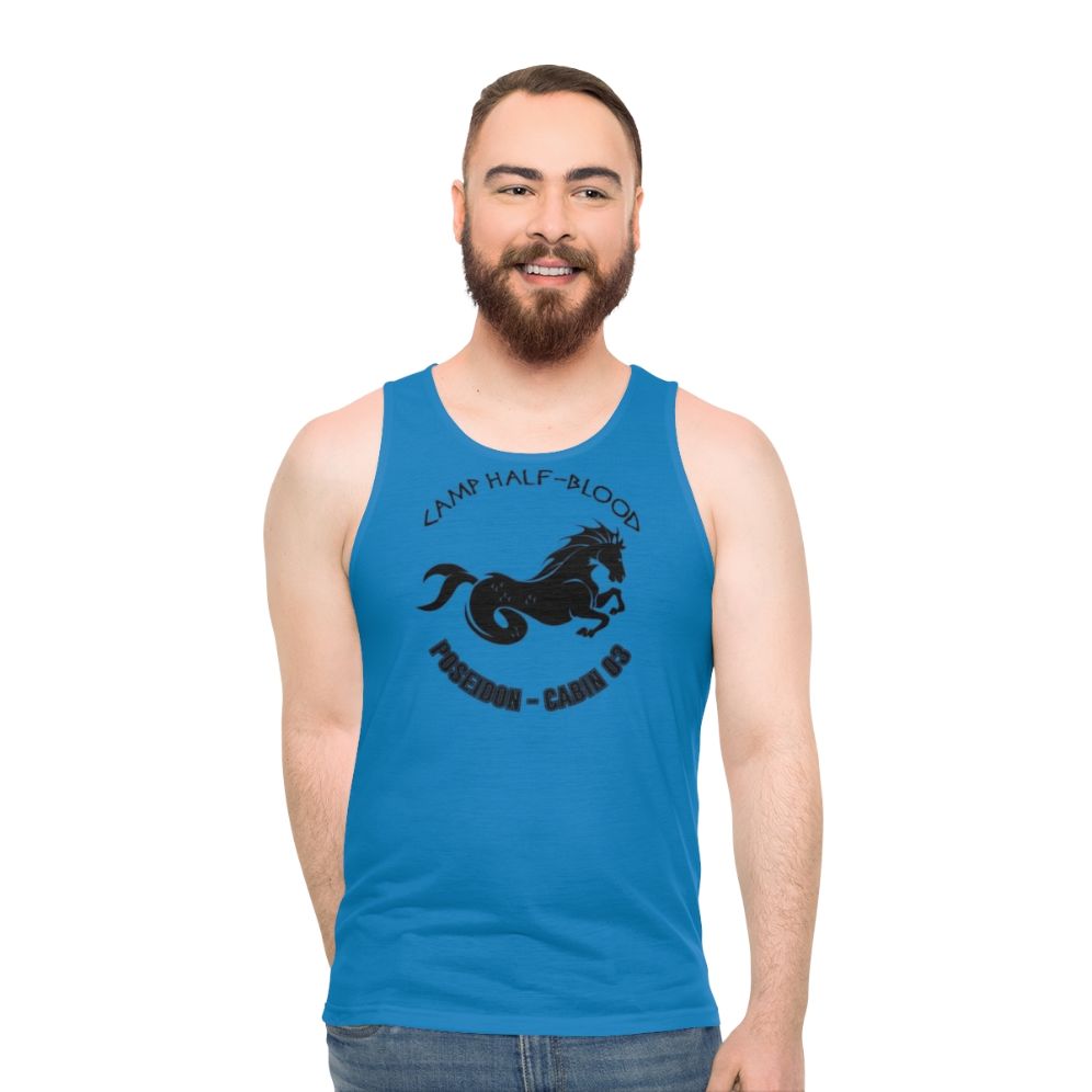 Poseidon Unisex Greek Mythology Tank Top - men