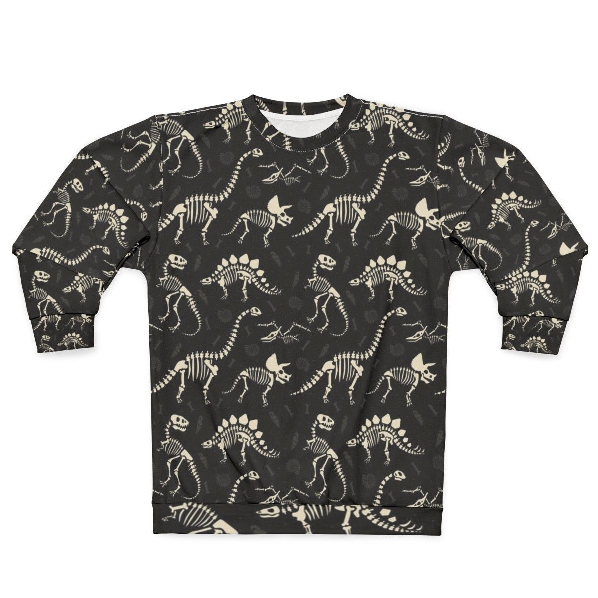 Dinosaur Fossil Black Sweatshirt