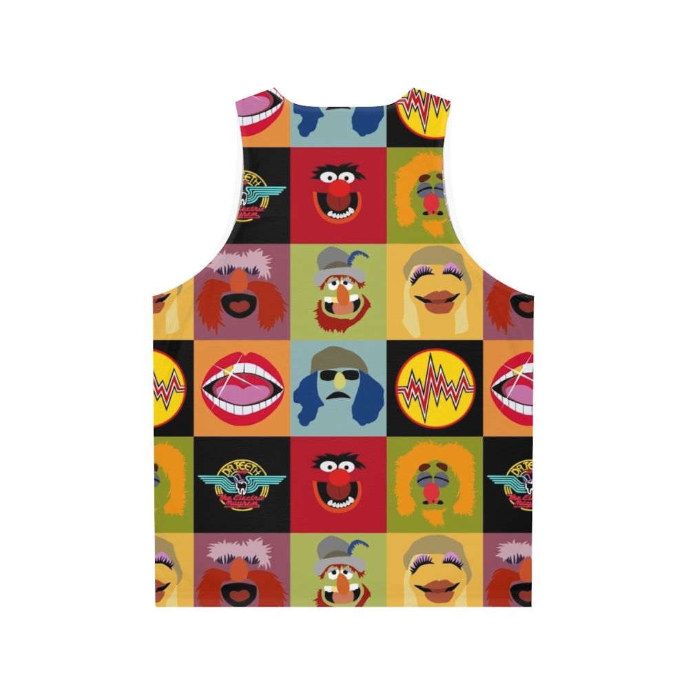 Muppets Electric Mayhem Ft Lips Unisex Tank Top - Back