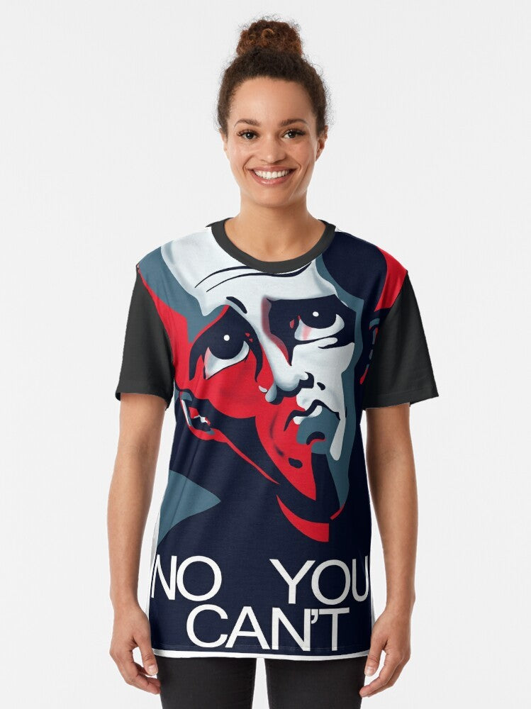 Megamind "No You Can't" Graphic T-Shirt featuring the iconic quote from the DreamWorks movie - Women