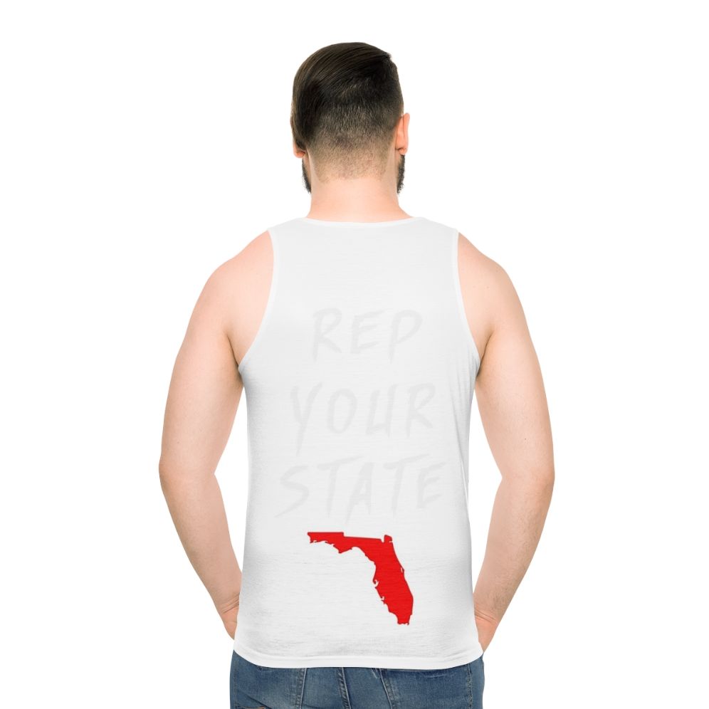 Unisex Florida state pride tank top - men back