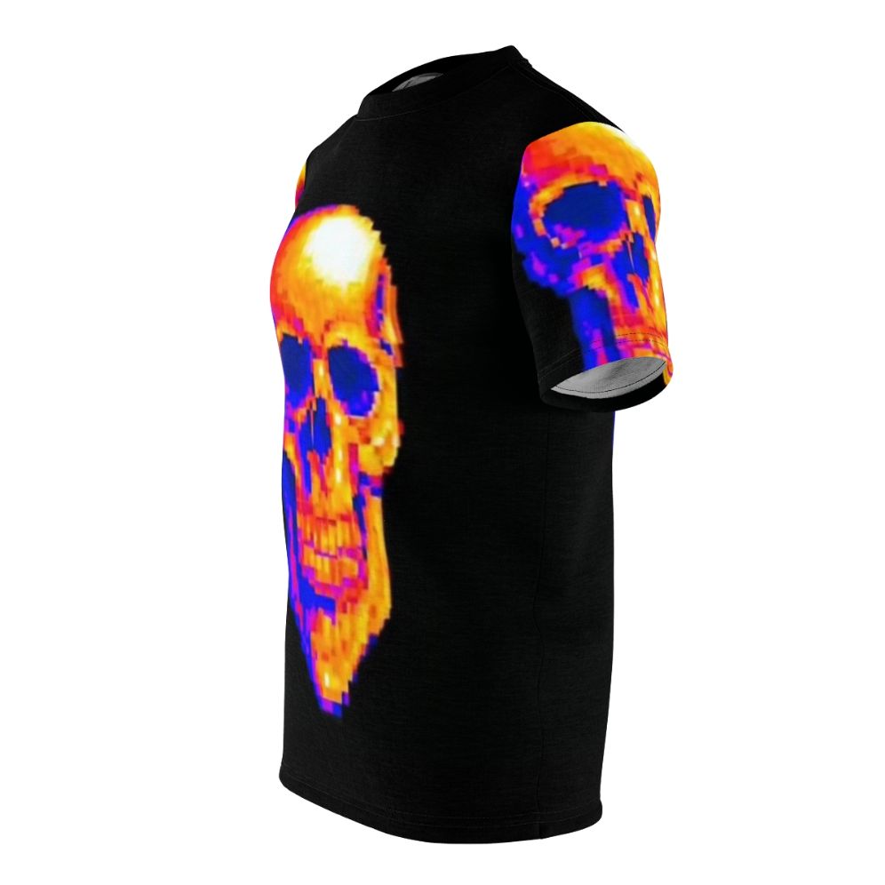 Retro pixel art design AOP t-shirt with Million Dollar Extreme inspired graphics - men left