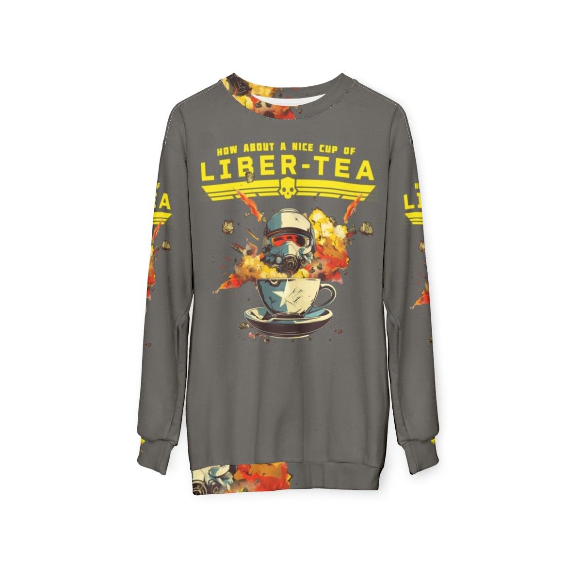 Helldivers II Co-Op Shooter Sweatshirt - hanging