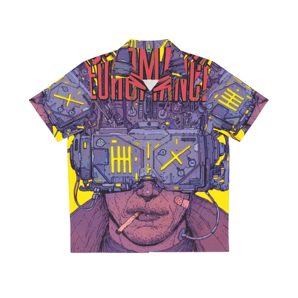 Neuromancer 2020 Hawaiian Shirt with Cyberpunk and Futuristic Design