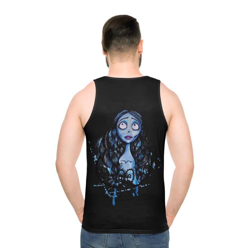 Watercolor Corpse Bride Tank Top - men back