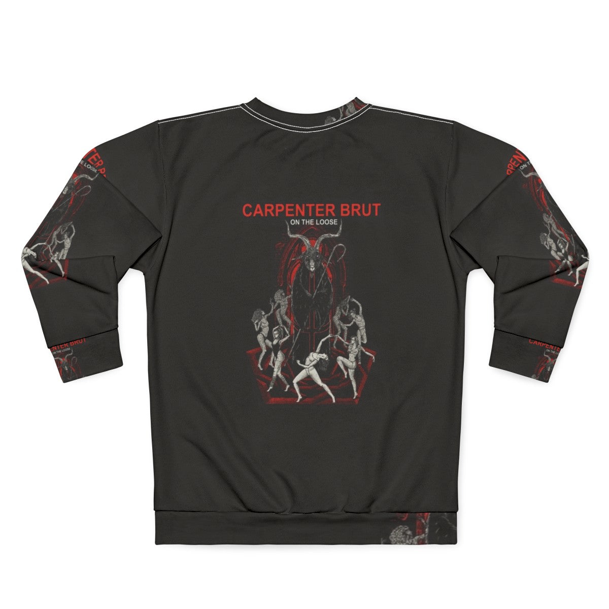 Carpenter Brut retro synthwave inspired sweatshirt - Back